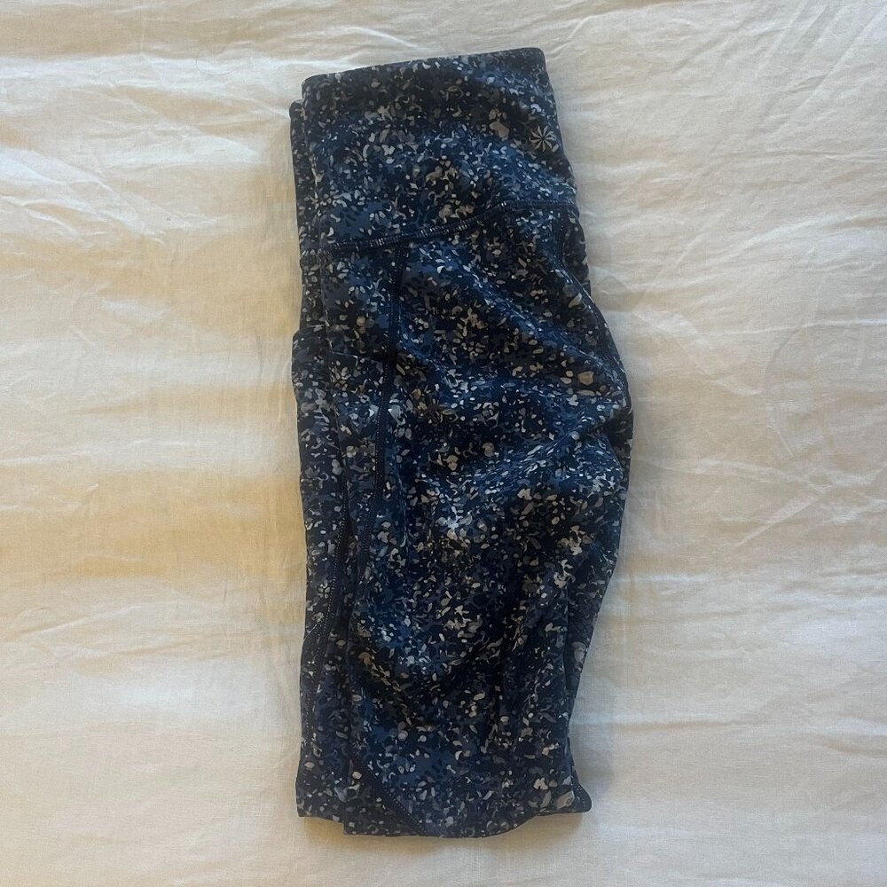 Athleta blue print leggings